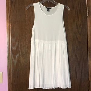 Simple white dress